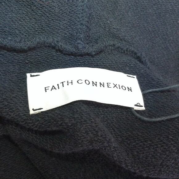 Faith Connexion Open Shoulder Spider Man Hoodie Dress Sweatshirt Size Small New - Picture 6 of 13